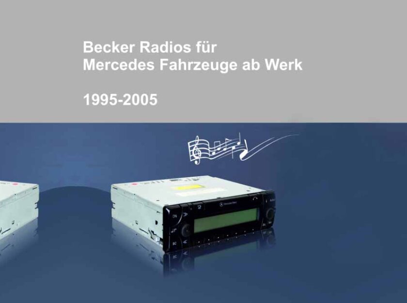 Becker radio’s voor Mercedes-Benz klassiekers 3 Becker radio’s voor Mercedes-Benz klassiekers