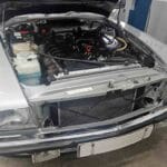 Mercedes SL oldtimer radiateur lekt
